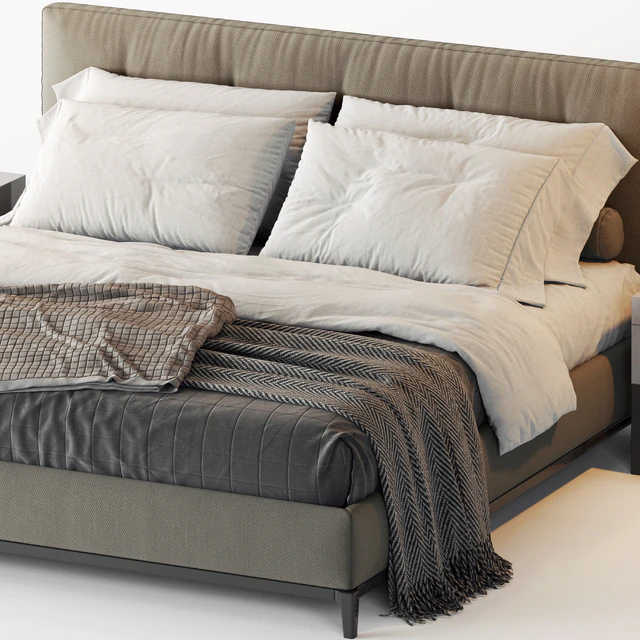 Minotti Andersen Quilt Bed — Descargar