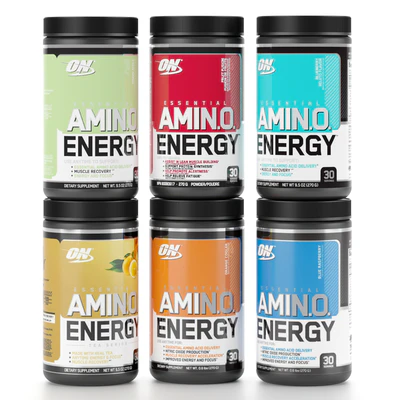 Amino Energi supplement bottle — Ver 1