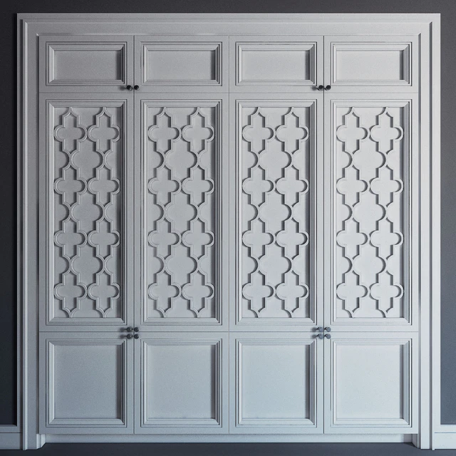 Встроенный шкаф 05\fitted wardrobe 05 — Скачать