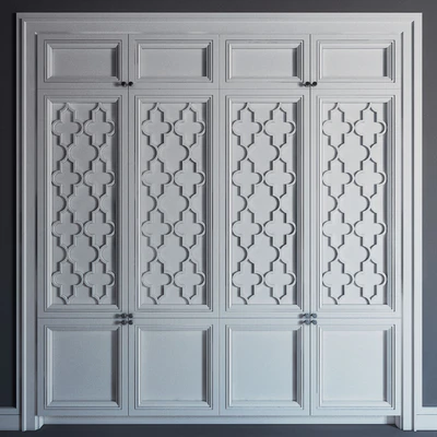 Встроенный шкаф 05\fitted wardrobe 05 — Вид 1
