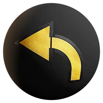 yellow left turn arrow 001 — Скачать
