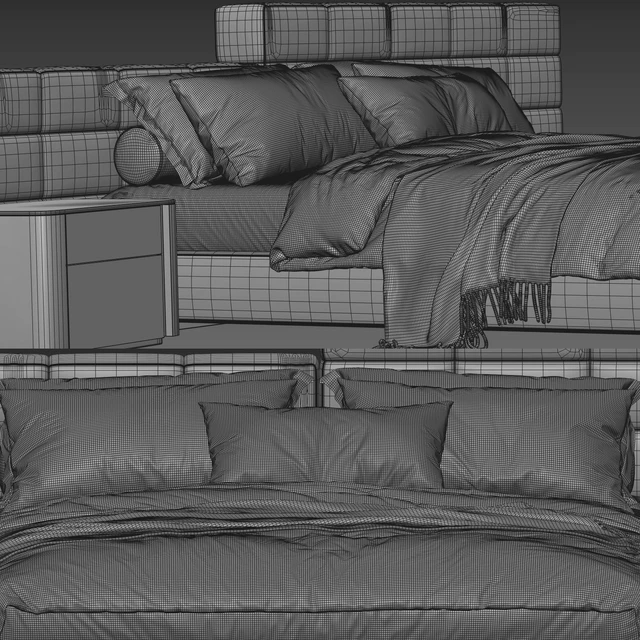 Minotti Lawrence Bed — Скачать