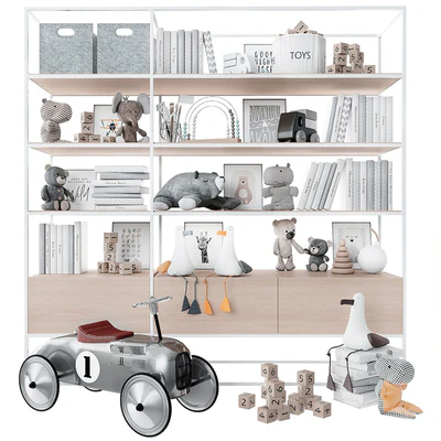 Bookcase with toys and books. — Ver 1