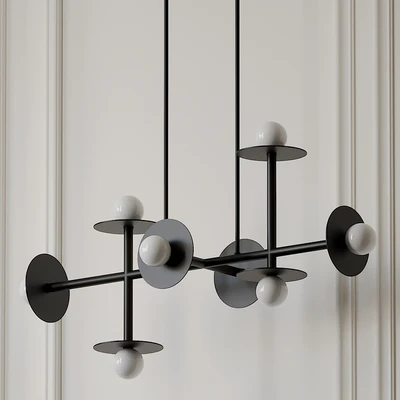 Nodes 8 Light Linear Suspension by Kelly Wearstler — Ver 1
