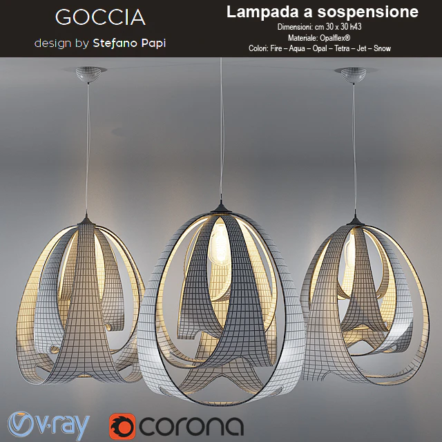 GOCCIA Lampada a sospensione — Descargar