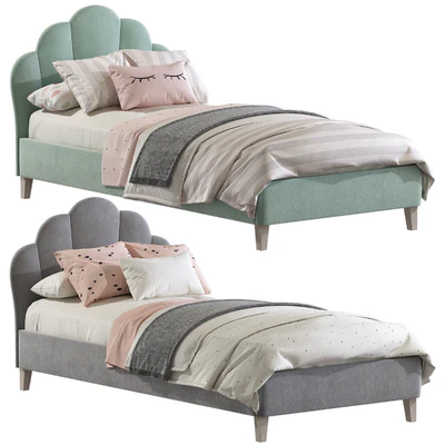 Детская кровать Shell Velvet Bedhead — Вид 1