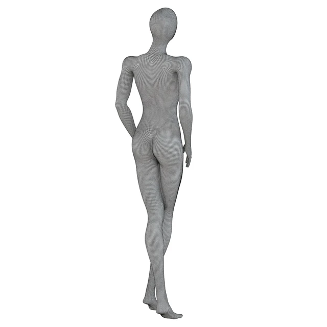 Female gray abstract mannequin 98 — Descargar