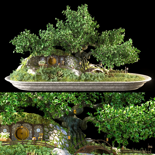 Bonsai in the style of the Hobbit — Descargar