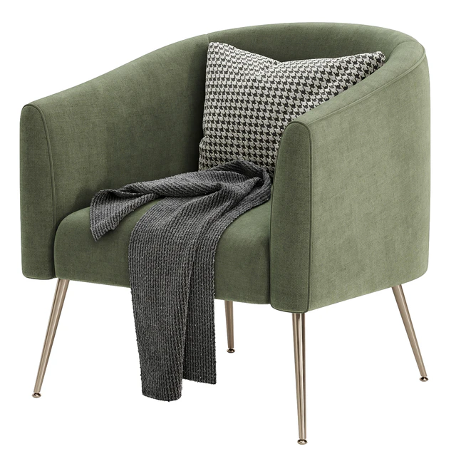 Chynia Upholstered Barrel Chair — Скачать