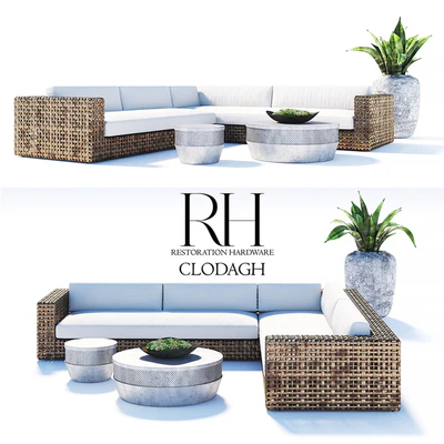 RESTORATION HARDWARE CLODAGH outdoor sofa — Ver 1