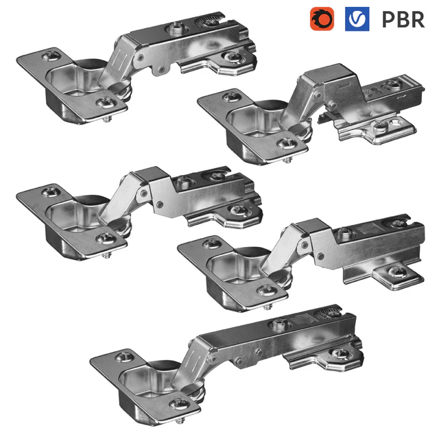Furniture hinges / PBR textures — Descargar