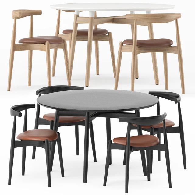 BA103-120 PRELUDIA ROUND TABLE, CH20 by Carl Hansen & Son — Скачать