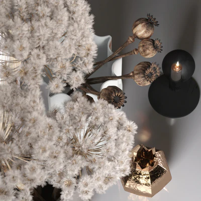 Decor set 03 with Fluffy Dried Flower — Вид 2