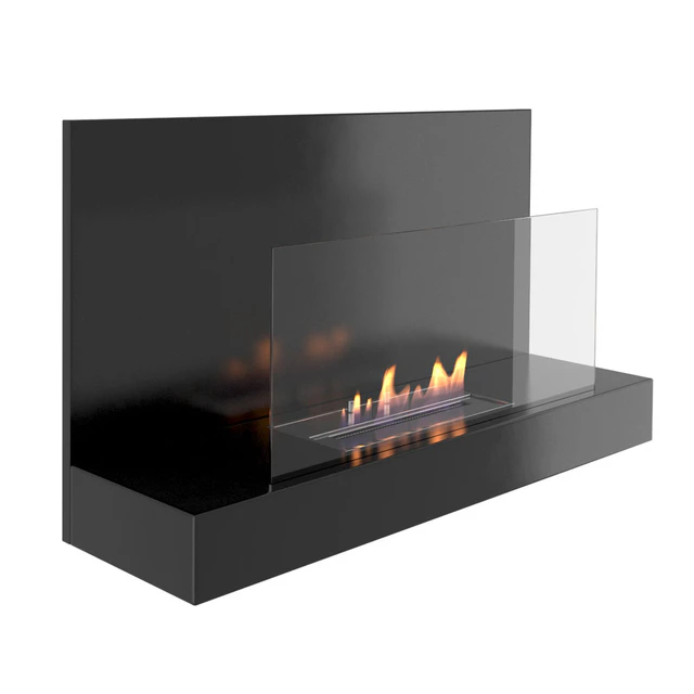 Animated fireplace Clement Nero / Bianco — Descargar