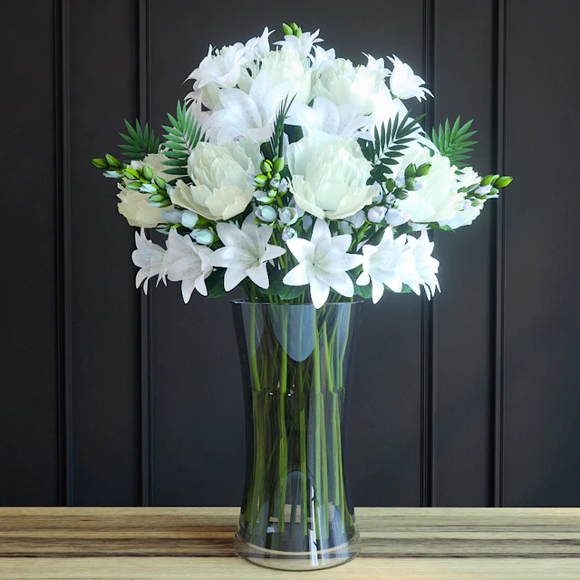 Bouquet of roses and gerberas — Descargar