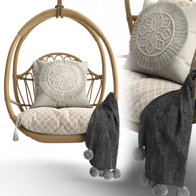 Woven hanging chair — Descargar