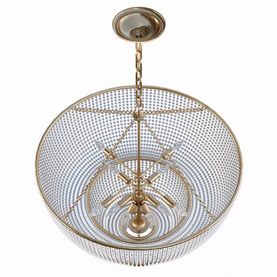 Jacqueline Two-Tier Chandelier in Hand-Rubbed An — Вид 3