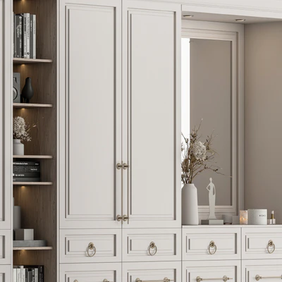 Hallway 22 - White and Wood Classic Set — Ver 4