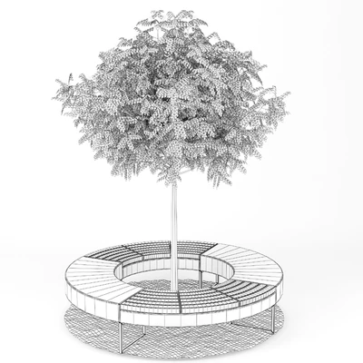Tree Flowerbed — Вид 2