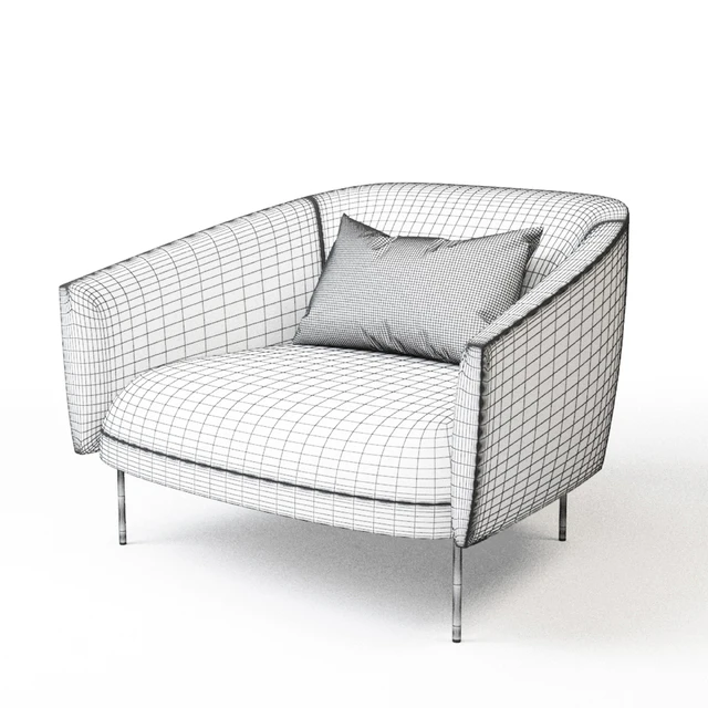 Armchair Roma | Tacchini — Descargar