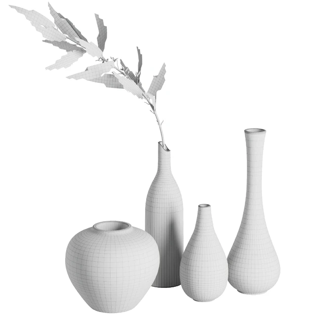Bouquet vase Set47 — Download