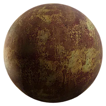 green rusty metal sheet 001 — Descargar