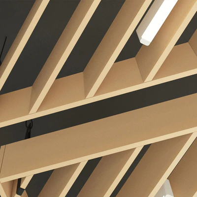 Wooden suspended ceiling 13 — Ver 3