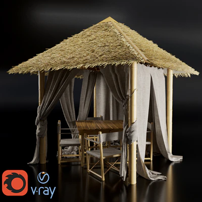Gazebo of bamboo — Ver 1