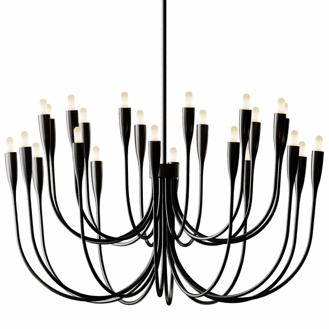 Liona Brass Candelabra Chandelier Light — Descargar