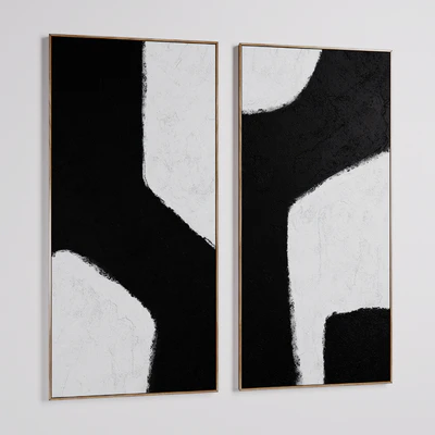 Set wall paintings Dopio, AM.PM LaRedoute — Вид 2