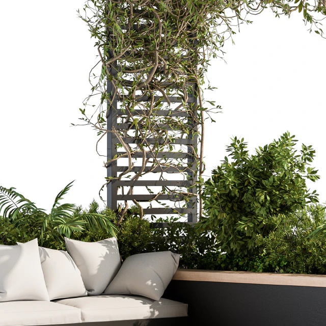 Roof Garden and Balcony Furniture with Pergola 08 — Descargar