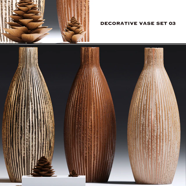decorative vase set 03 — Descargar