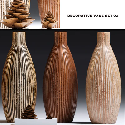 decorative vase set 03 — Ver 1