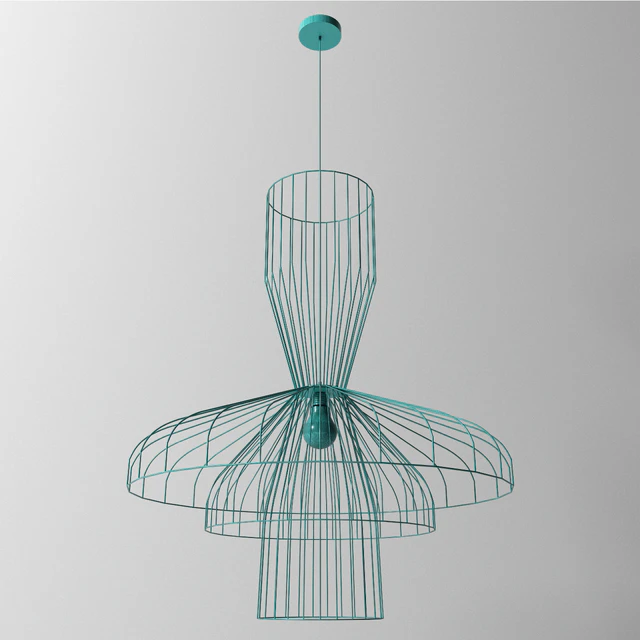 Lamp Parachute Composizione 2 - Nero — Descargar