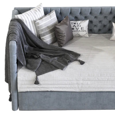 Childrens sofa bed with decorative pillows 5 — Ver 5
