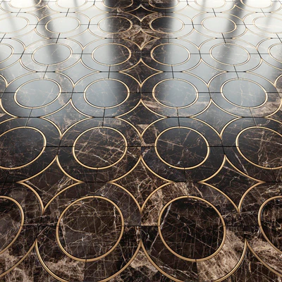 Highland Alpenglow Deux Marble TileBar Tile — Ver 2