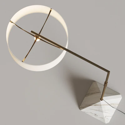 Pottery Barn Joelle Marble Floor Lamp — Ver 3