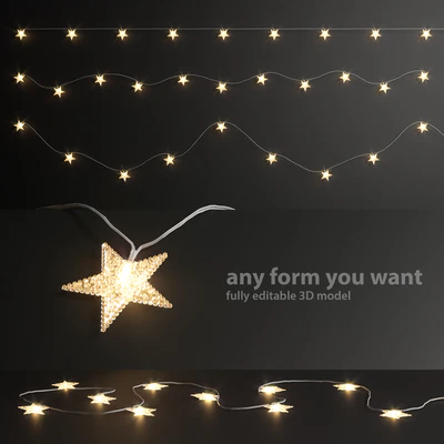 Editable Garland Lights Set 6 — Вид 1