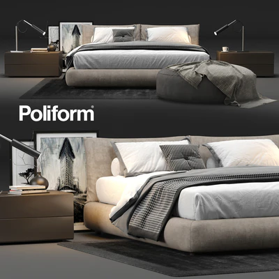 Poliform Dream Bed 2 — Ver 1