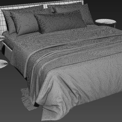 RH Modena Bed — Ver 3