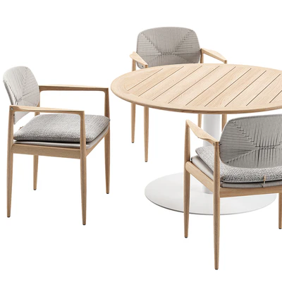 Minotti Outdoor Dining Set — Ver 3