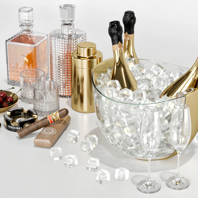 whiskey and champagne cocktail — Download