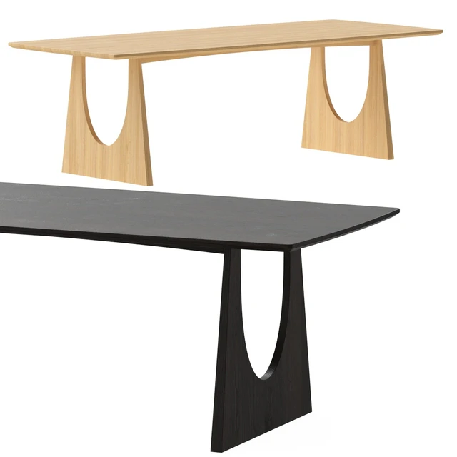 ETHNICRAFT Geometric Dining Table — Descargar