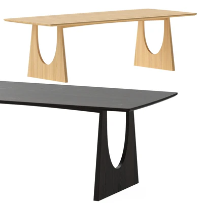ETHNICRAFT Geometric Dining Table — Ver 1