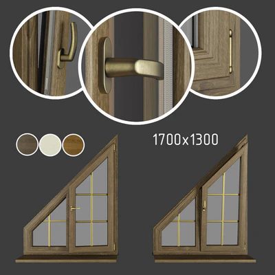 Wood - aluminum windows, view 04 part 03 set 06 — Ver 3