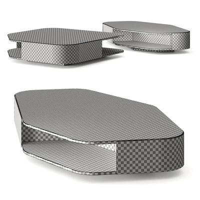 Minotti Diagramma Marble Coffee Table — Ver 4