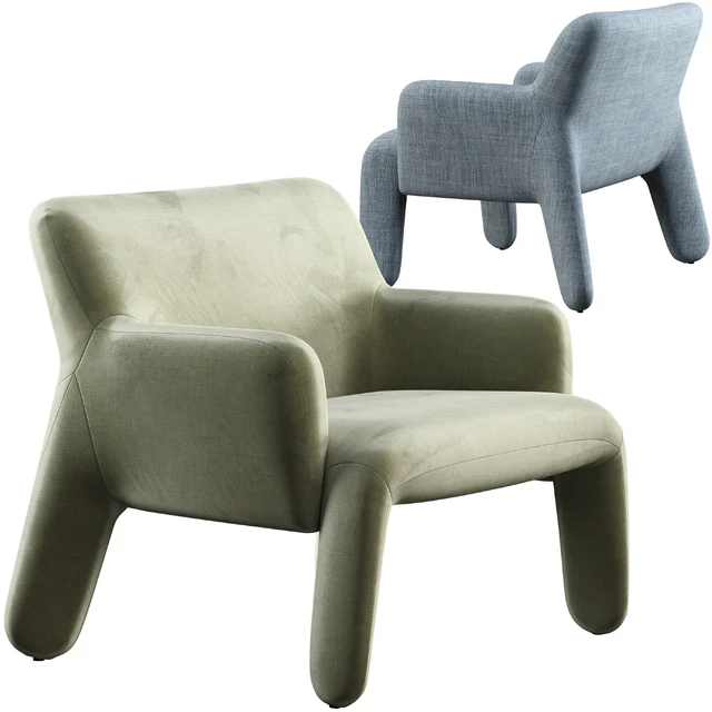 Armchair Molteni&C Glove Up — Скачать