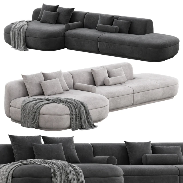 Baxter Piaf Sofa Set 2 — Скачать