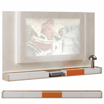 TV wall with laser projector — Ver 2