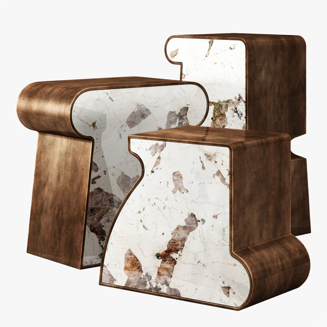 Kelly Wearstler ternion traid tercet side table — Descargar
